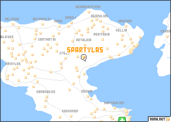 map of Spartýlas