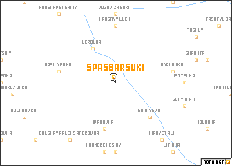 map of Spas-Barsuki