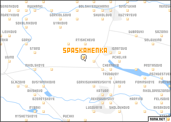 map of Spas-Kamenka