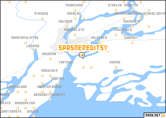 map of Spas-Nereditsy