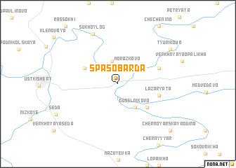 map of Spaso-Barda