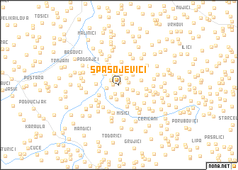 map of Spasojevići