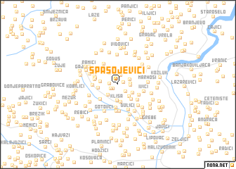 map of Spasojevići