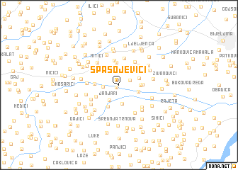 map of Spasojevići