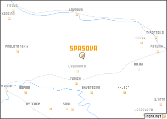 map of Spasova