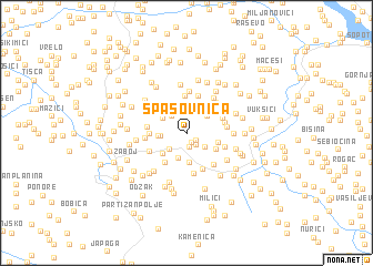 map of Spasovnica