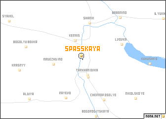 map of Spasskaya