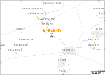 map of Spasskiy