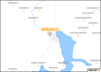 map of Spasskiy