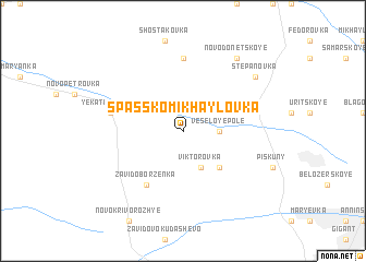 map of Spassko-Mikhaylovka