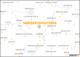 map of Spasskoye-Krivtsovo