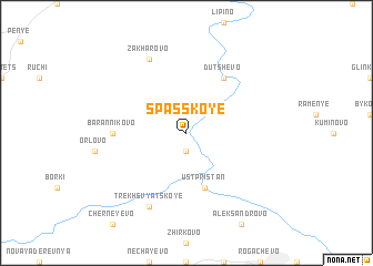 map of Spasskoye