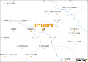 map of Spasskoye