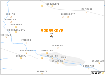 map of Spasskoye