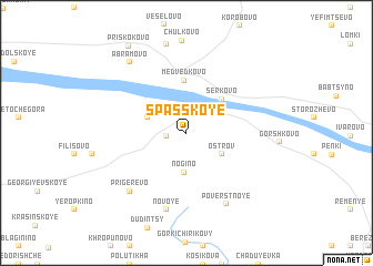 map of Spasskoye