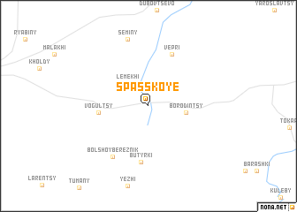 map of Spasskoye