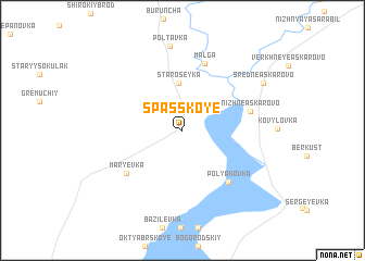 map of Spasskoye