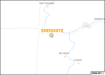 map of Spasskoye