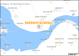 map of Spassk-Ryazanskiy