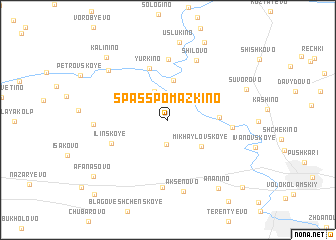 map of Spass-Pomazkino