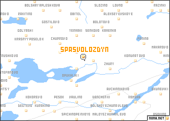 map of Spas-Volozdyn\