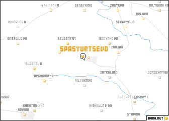 map of Spas-Yurtsevo