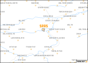 map of Spas