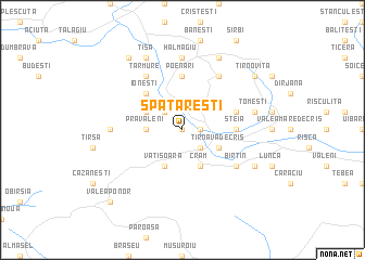 map of Spătăreşti