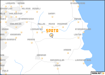 map of Spáta