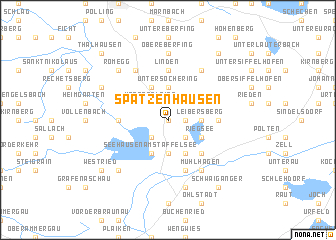 map of Spatzenhausen