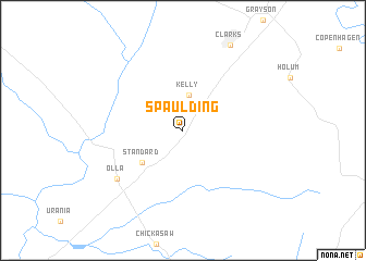 map of Spaulding