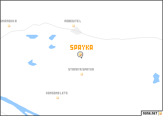 map of Spayka