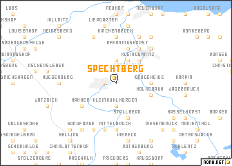 map of Spechtberg