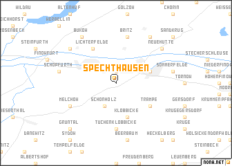 map of Spechthausen