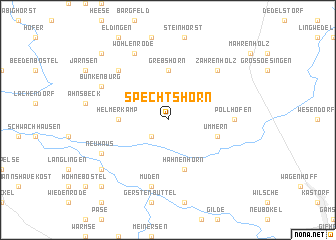 map of Spechtshorn