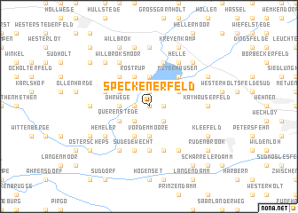 map of Speckenerfeld