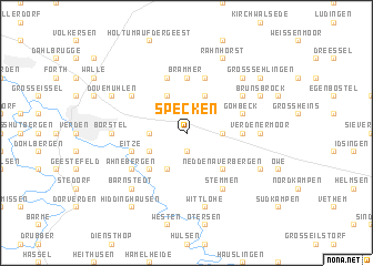 map of Specken