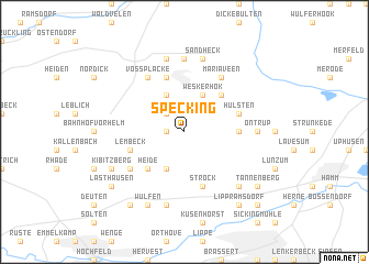map of Specking