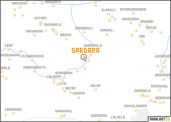 map of Spedara