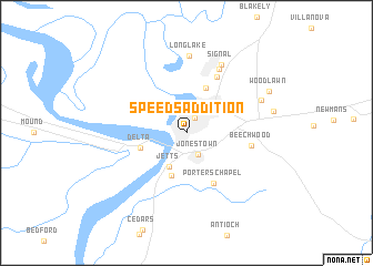 map of Speeds Addition