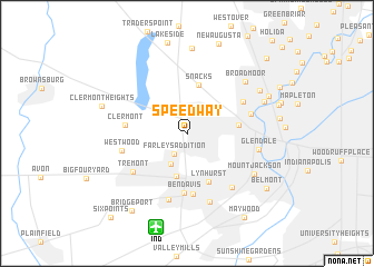 map of Speedway