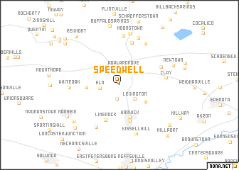 map of Speedwell