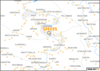 map of Speers