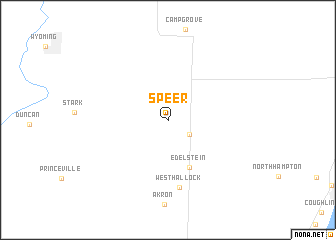 map of Speer