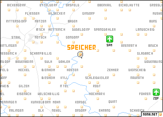 map of Speicher