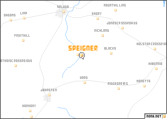 map of Speigner