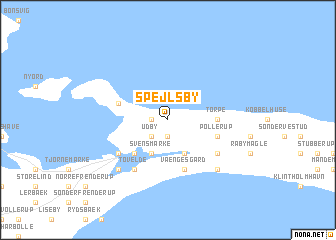 map of Spejlsby