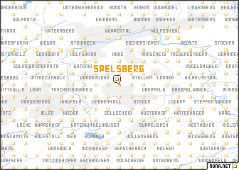 map of Spelsberg