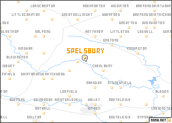 map of Spelsbury