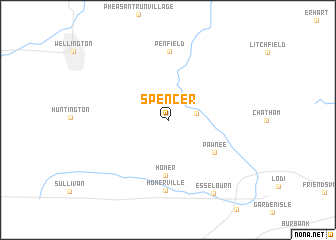 map of Spencer